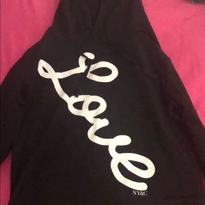 black hoodie
